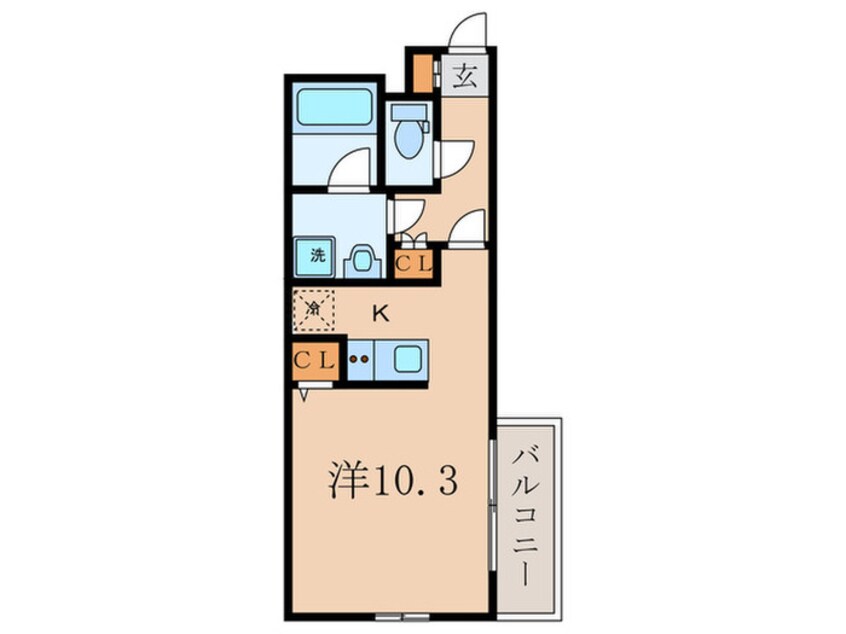 間取図 エルスタンザ塚口本町