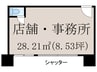 ＳＡＫＩＺＯ東野ビル 1Rの間取り
