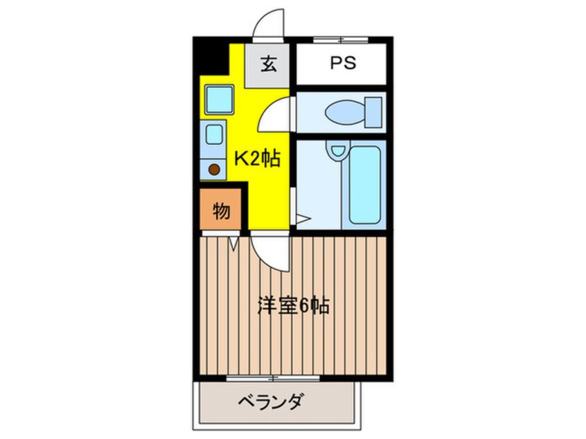 間取図 ビクトリ－杭全