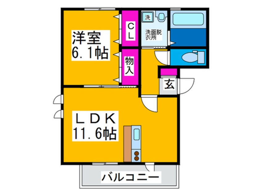 間取図 スクエアプレイス天王寺東　Ａ棟