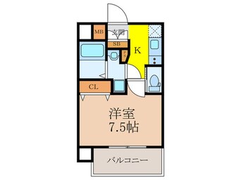 間取図 プライマル新大阪