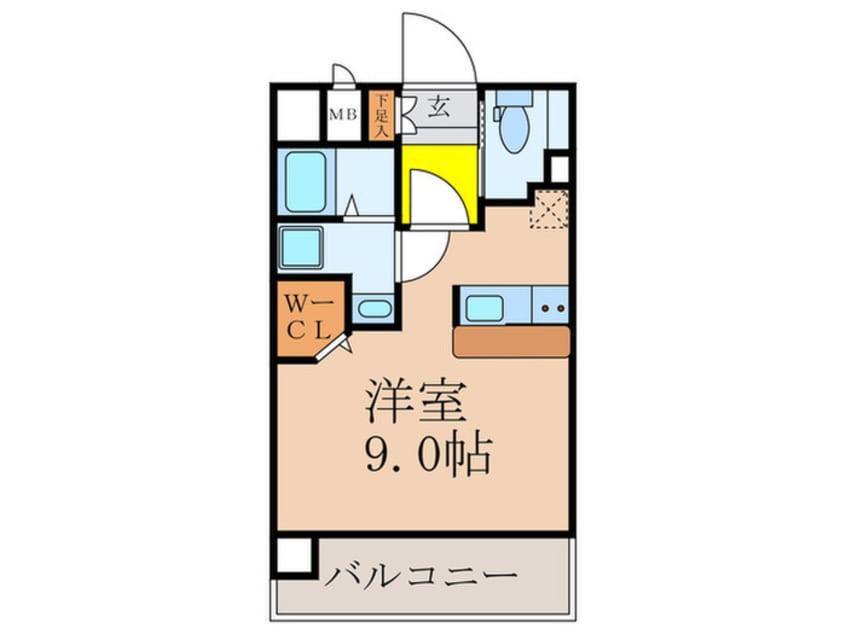 間取図 プライマル新大阪