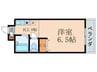 草津ロイヤルマンション 1Kの間取り