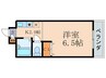 草津ロイヤルマンション 1Kの間取り