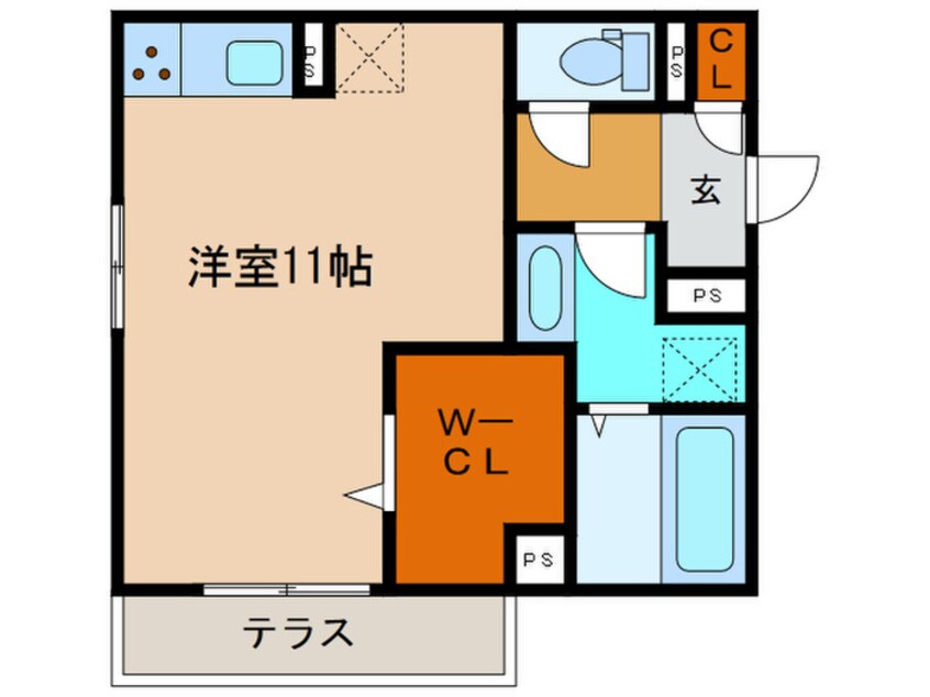 間取図 リベルテ草津
