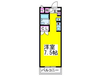 間取図 シ－ライフ　ニシ