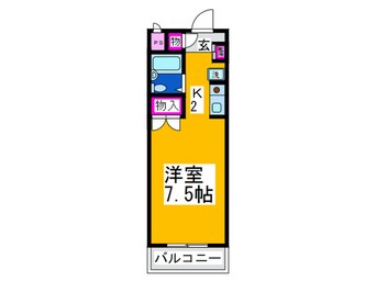 間取図 シ－ライフ　ニシ