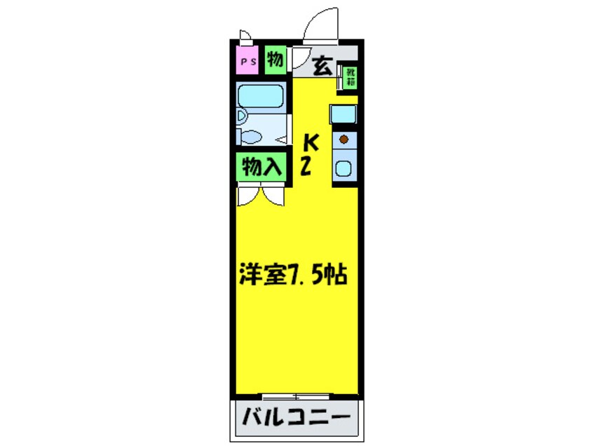 間取図 シ－ライフ　ニシ