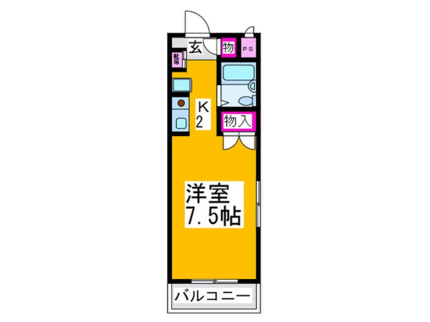 間取図 シ－ライフ　ニシ