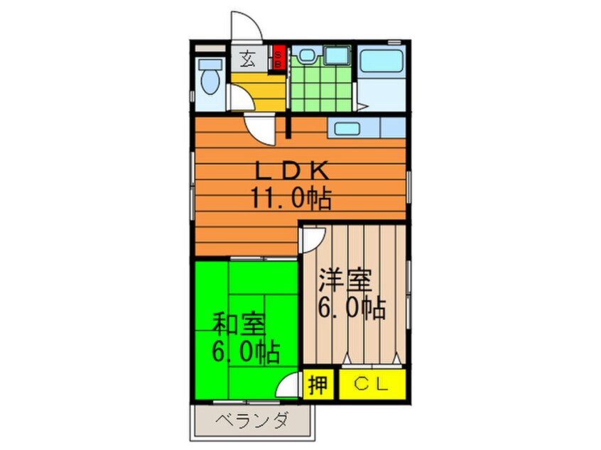 間取図 ベルハイム