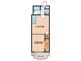 間取図 セレ－ノ塔南