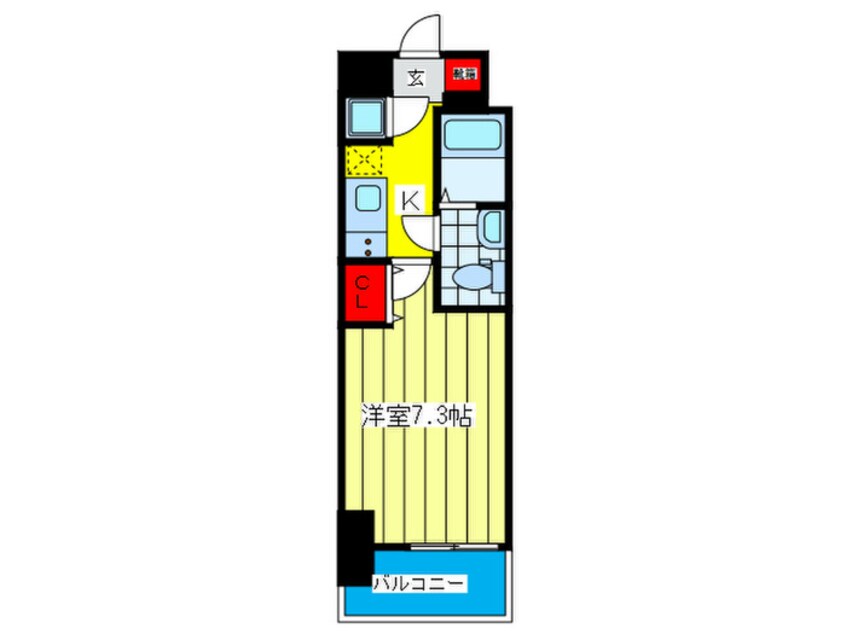 間取図 セレニテ京橋クレア