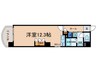 ＣＯＳＭＯ Ⅴ 1Rの間取り