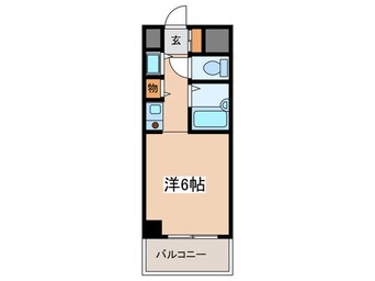 間取図 リ－ガル北梅田