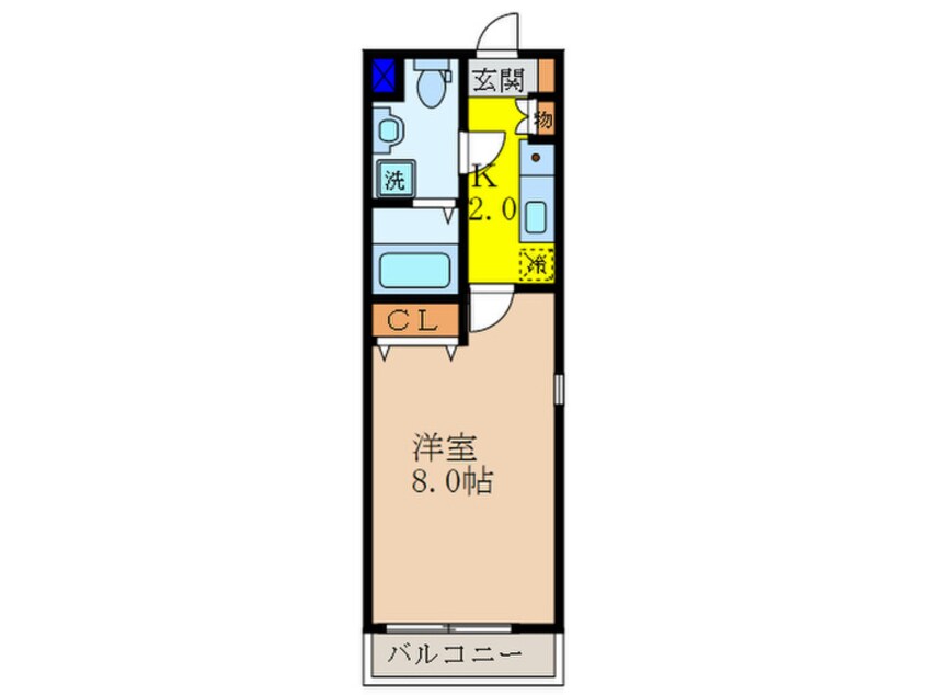 間取図 セゾンクレアスタイル新今里