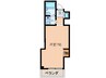 戎グリ－ンハイツ 1Kの間取り