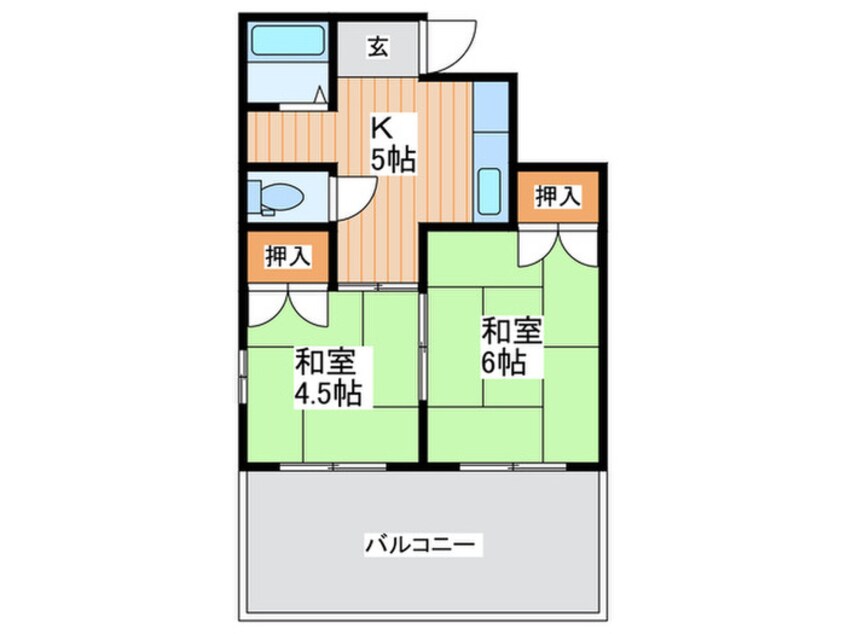 間取図 マンション大隅