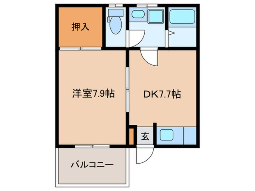 間取図 あべのハイツ