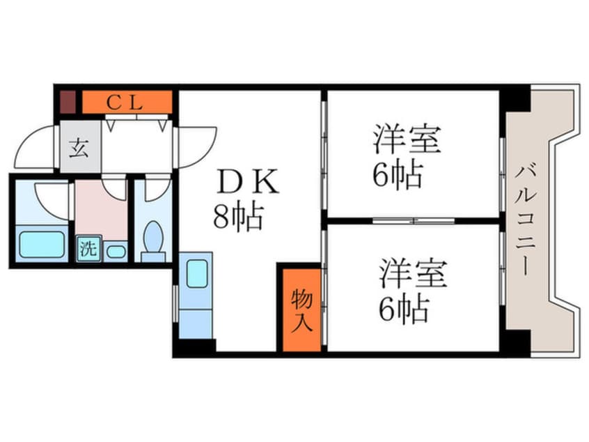 間取図 スペイシャス桂