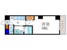 グランレブリ－桂 1Kの間取り