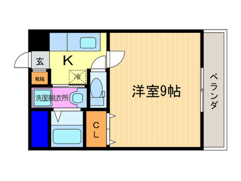 間取図 グランレブリ－桂