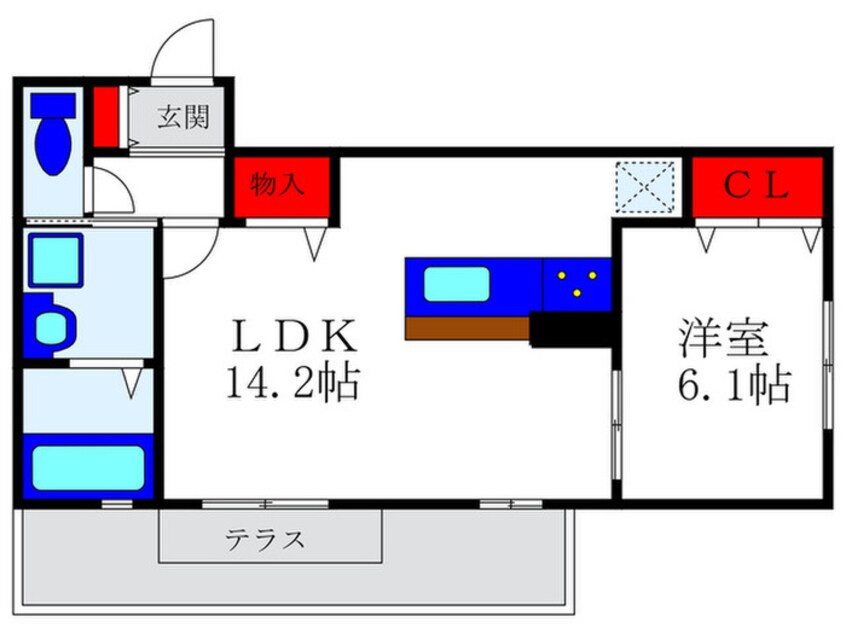 間取図 グレースヒルズ刀根山