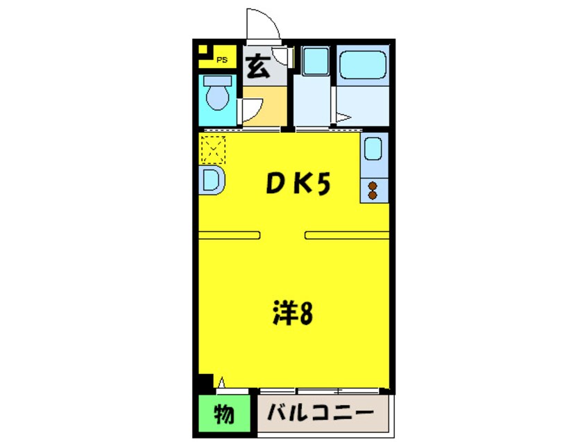 間取図 Ｐrimoなかもず