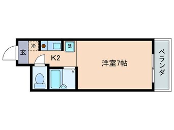 間取図 フロンティー松伝Ⅲ