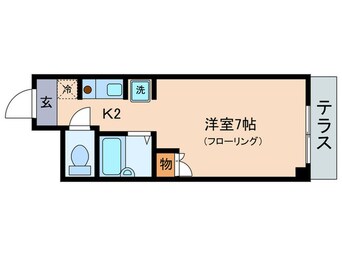 間取図 フロンティー松伝Ⅲ