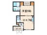 ルシエ－ル寺島 1DKの間取り