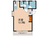 エトワ－ル寺田 1Rの間取り