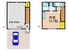 Ｒａｓｓｕｒｅｒ大山崎 1Rの間取り