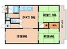 エバグリーン嵐山 3DKの間取り