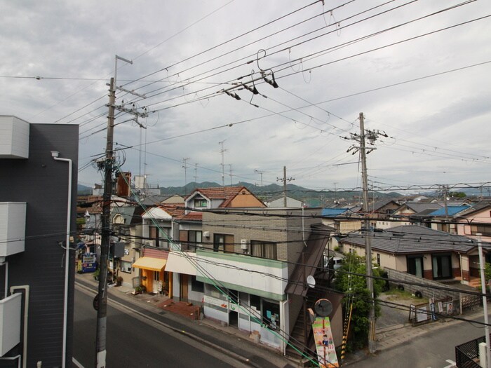 室内からの展望 エバグリーン嵐山