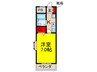 キャピタルⅡ 1Kの間取り