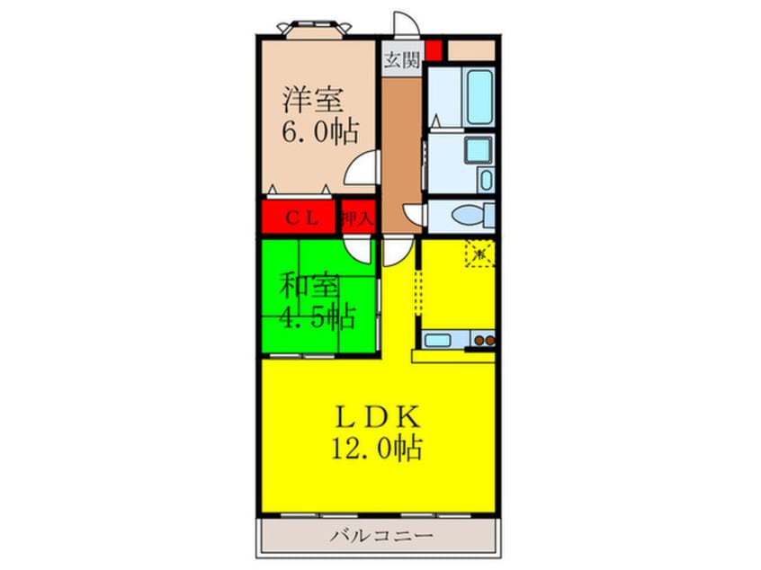 間取図 ラ・アク－ル