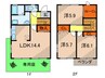 アザミテラス 3LDKの間取り