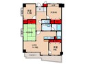 ﾗｲｵﾝｽﾞﾏﾝｼｮﾝ川西清和台弐番館の間取図