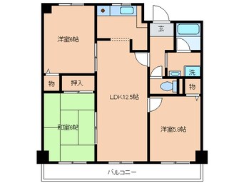 間取図 レシェンテ耳原
