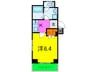 レグルスコ－ト 1Kの間取り