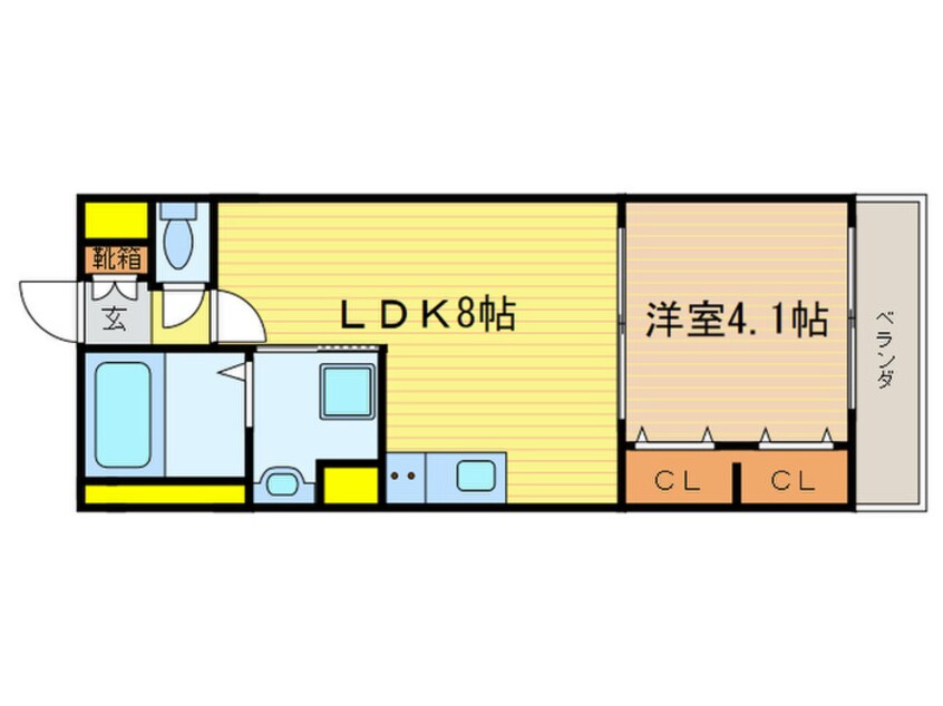 間取図 リバーサイド桂　弐番館