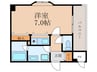 Ｃ－ＷＩＮＧ 1Rの間取り