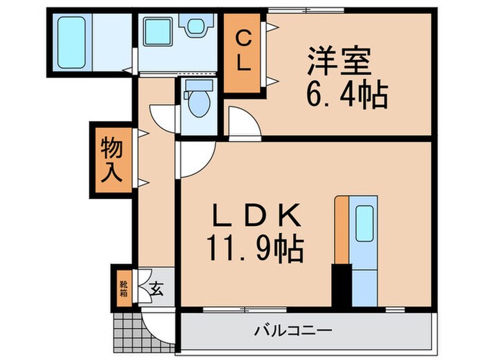 間取り図 プラシードカーサ