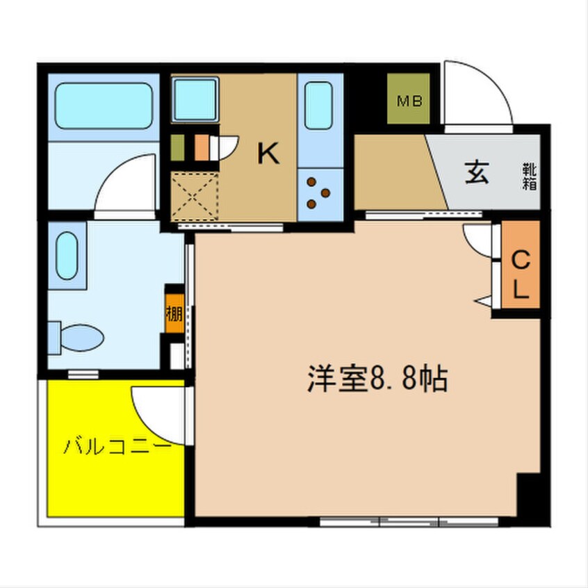 間取図 AQUA CORTE