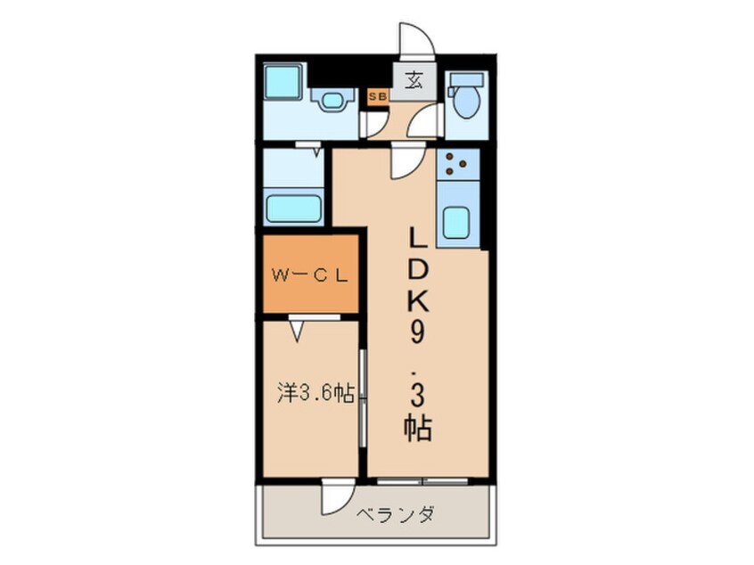 間取図 シンフォニー久津川