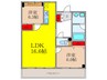 あとりえこ－と 2LDKの間取り