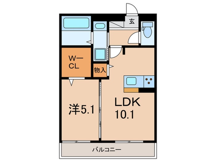 間取り図 マンションパピルスⅡ