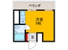 プレアール梶町 1Rの間取り