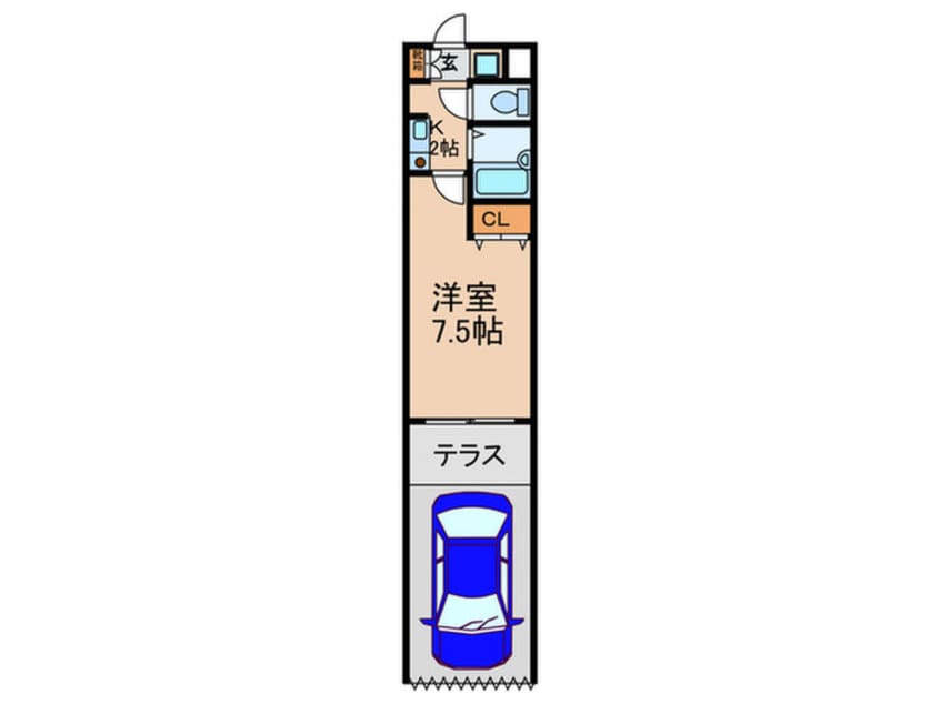 間取図 ボナール遠里小野