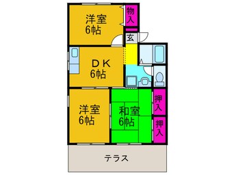 間取図 ベルリヴィエ－ルＡ棟